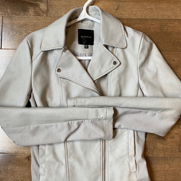 COPY - dynamite faux leather jacket - Picture 3 of 3